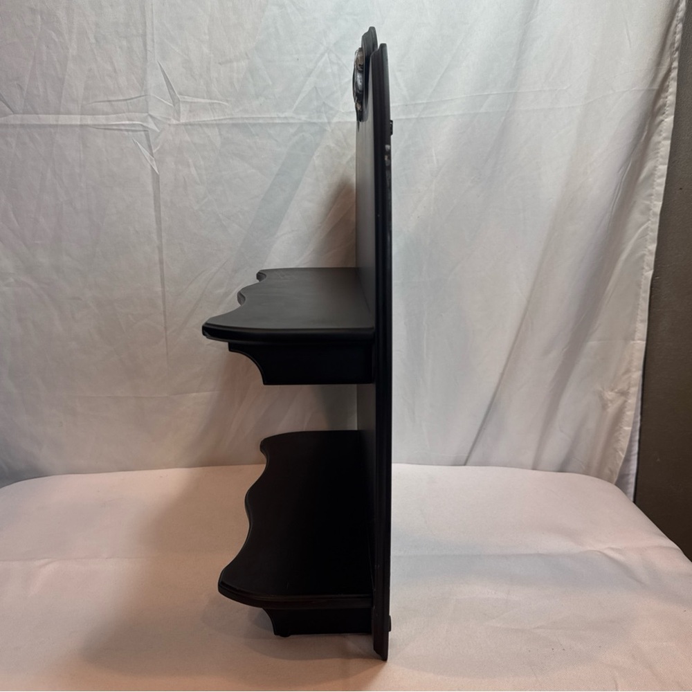 Franklin Mint Michael Whelan Dragon Sculptures Display Shelf, Black Wall Shelf - Picture 5 of 10